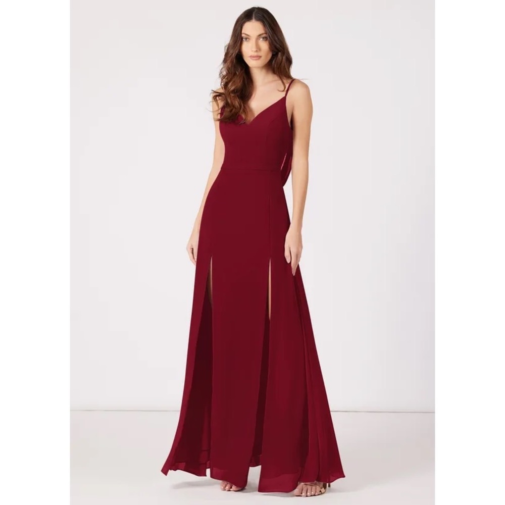 Azazie Candice Burgundy Dress